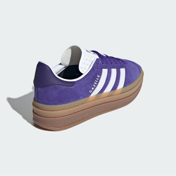 adidas Women's Gazelle Bold Sneaker Energy Ink/Cloud White